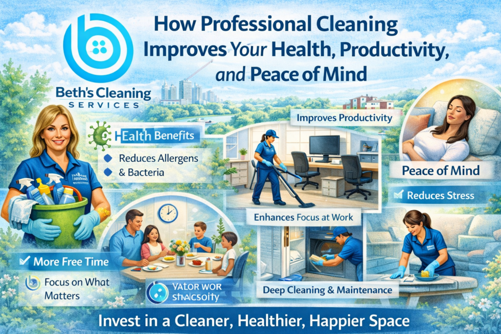 How Professional Cleaning Improves Your Health, Productivity, and Peace of Mind