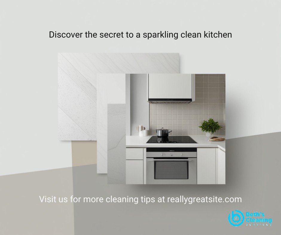 Clean stovetop and tiled backsplash spotless after cooking