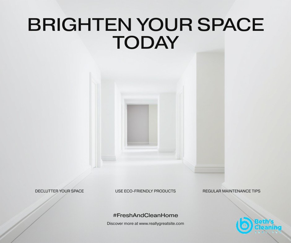 Clean white walls and skirting boards in a bright hallway