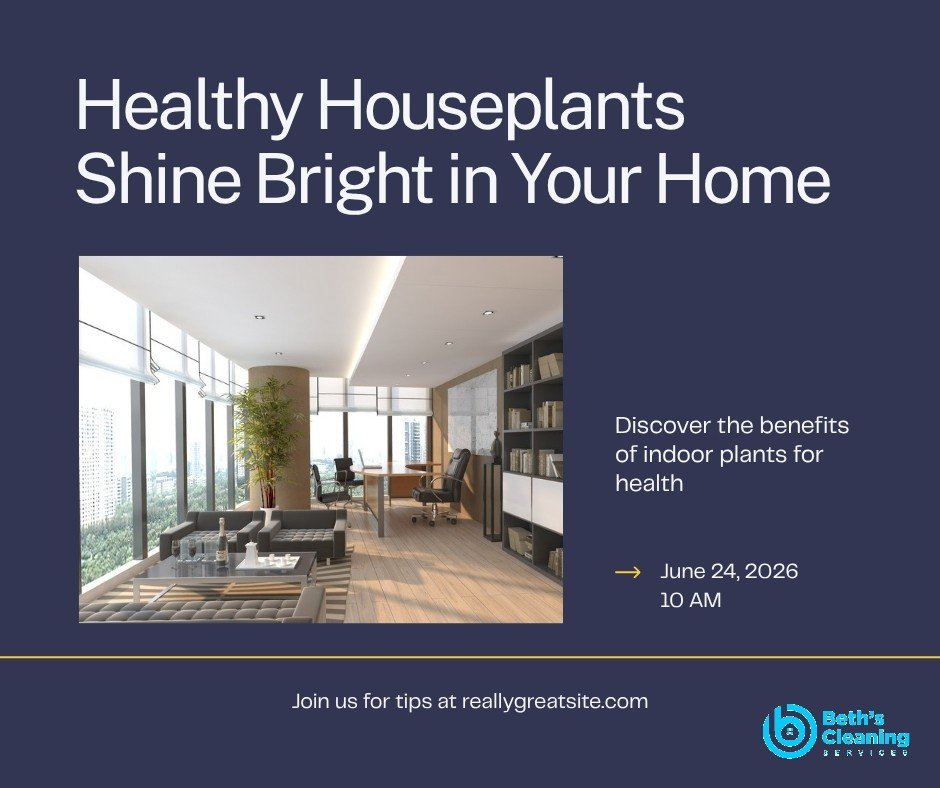 Healthy houseplants with clean shiny leaves by a window